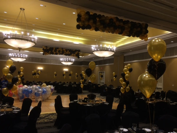 200 balloon drop nets on ceiling
