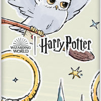 Harry Potter paper tablecover with measuring 54 inches by 84 inches