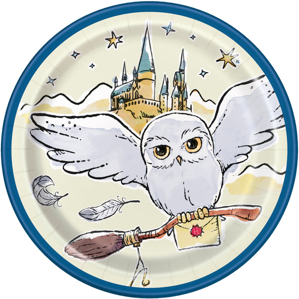 harry potter round 7 inch dessert plates