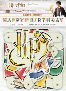 Harry Potter happy birthday banner 6 feet long