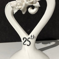 25th Anniversary Cake Top