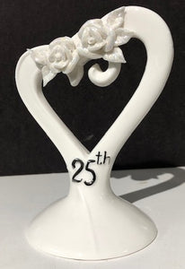 25th Anniversary Cake Top