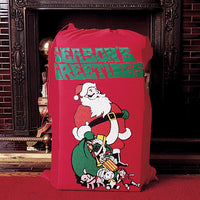 Santa bag measures 22 inches by 30 inches