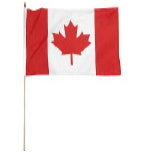 Canadian Flag on Stick