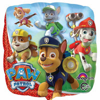 paw patrol 18 inch foil balloon