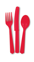 Plastic Cutlery 18/Pkg 20 colours
