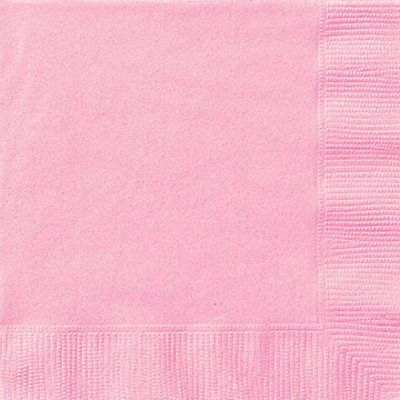 Pink beverage napkins