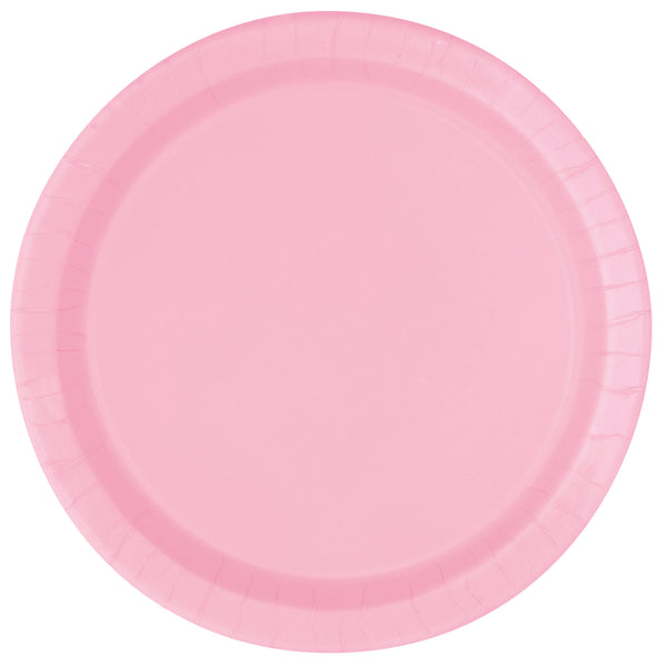 Pink Paper Dinner Plates