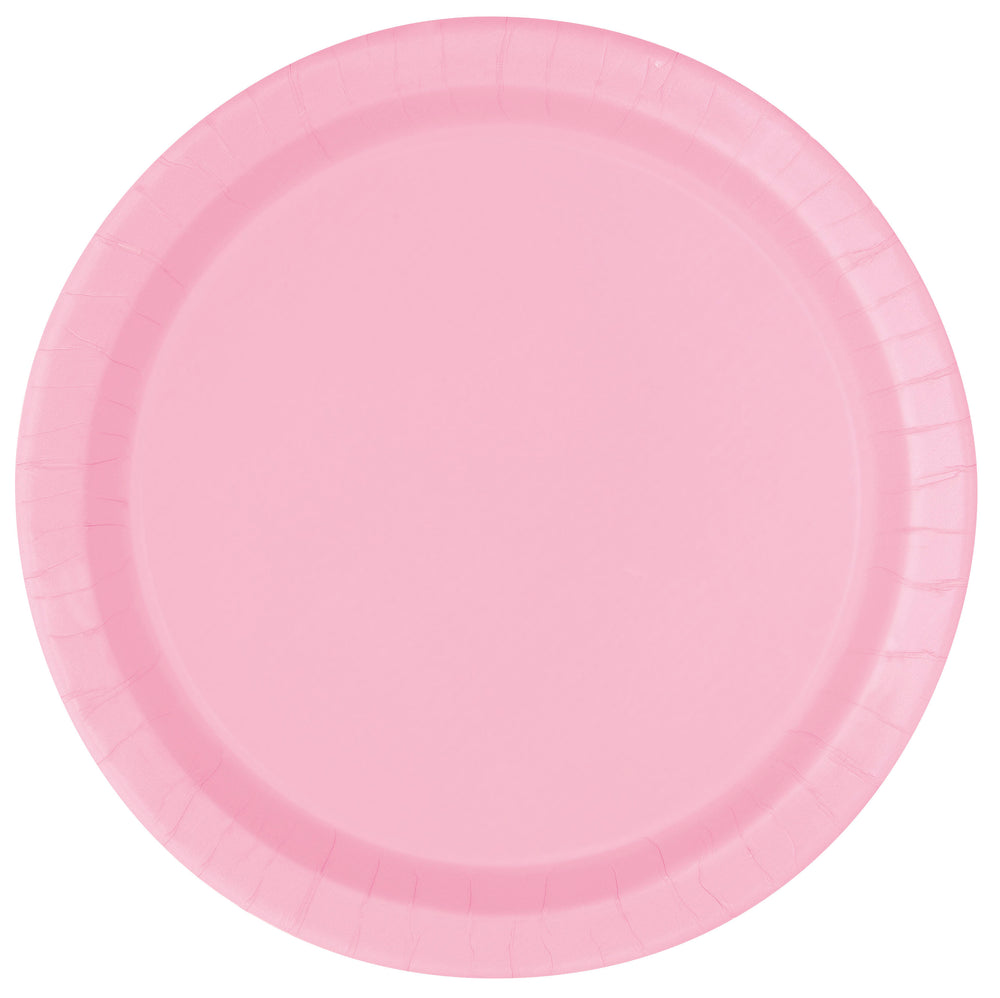 Pink Paper Dinner Plates