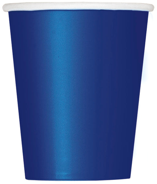 Navy paper cups 9 oz