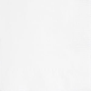 white luncheon napkins