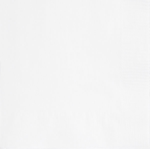 white luncheon napkins
