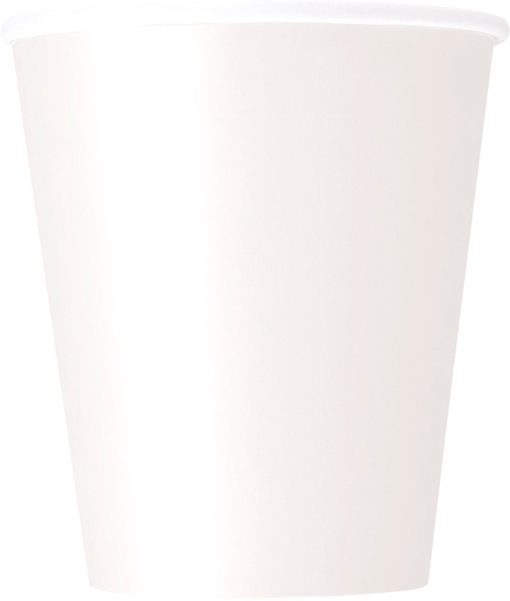 white paper cups 9 oz