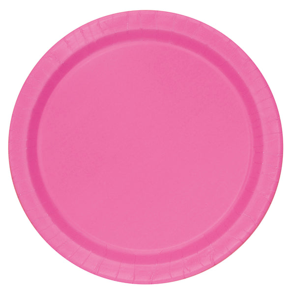 Hot Pink Dinner Plates