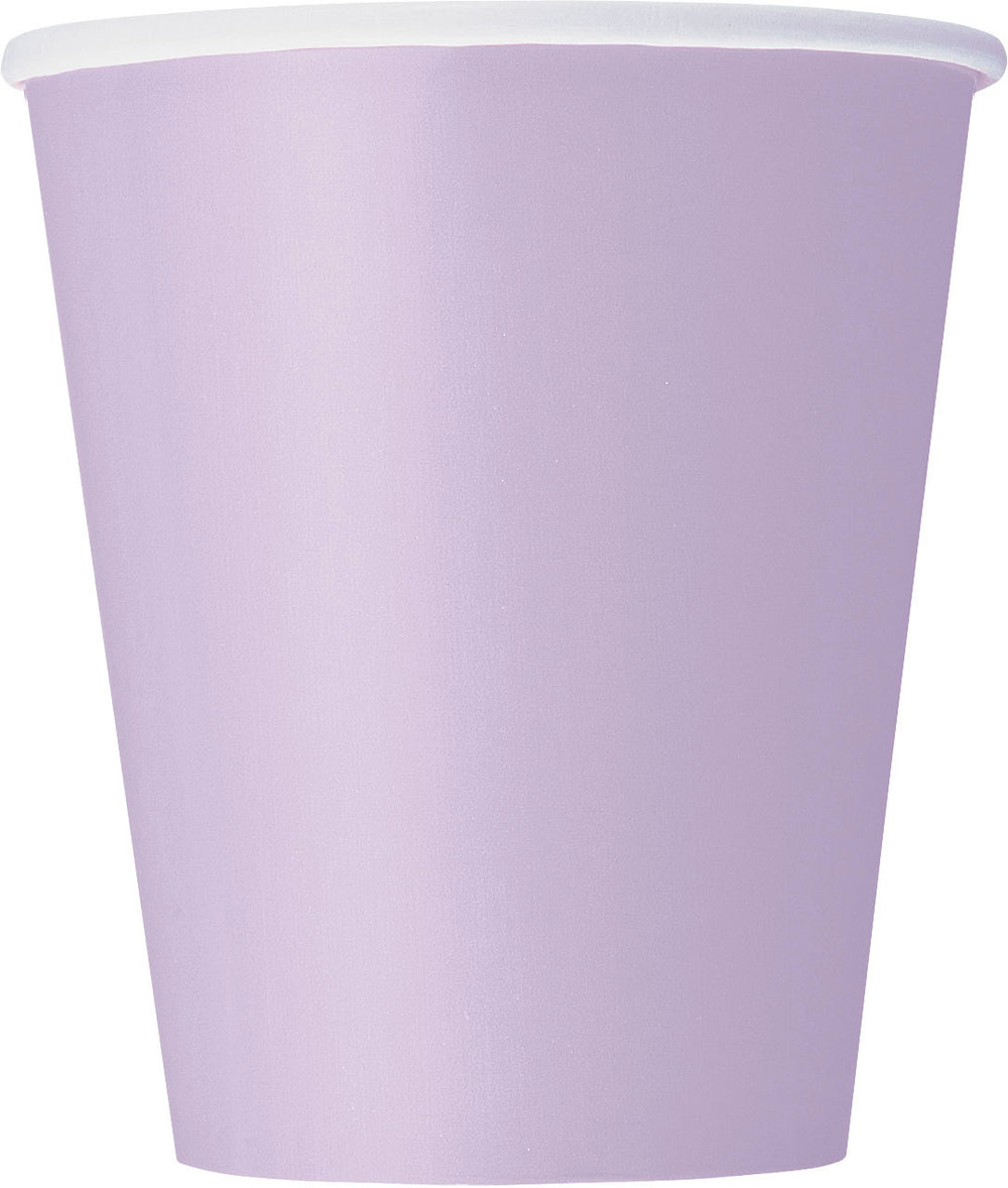 Lavender Paper Cups
