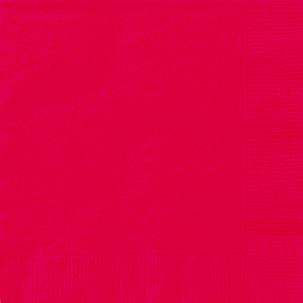 Red Beverage Napkins
