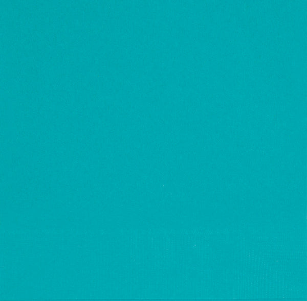 Caribbean Teal Luncheon Napkins