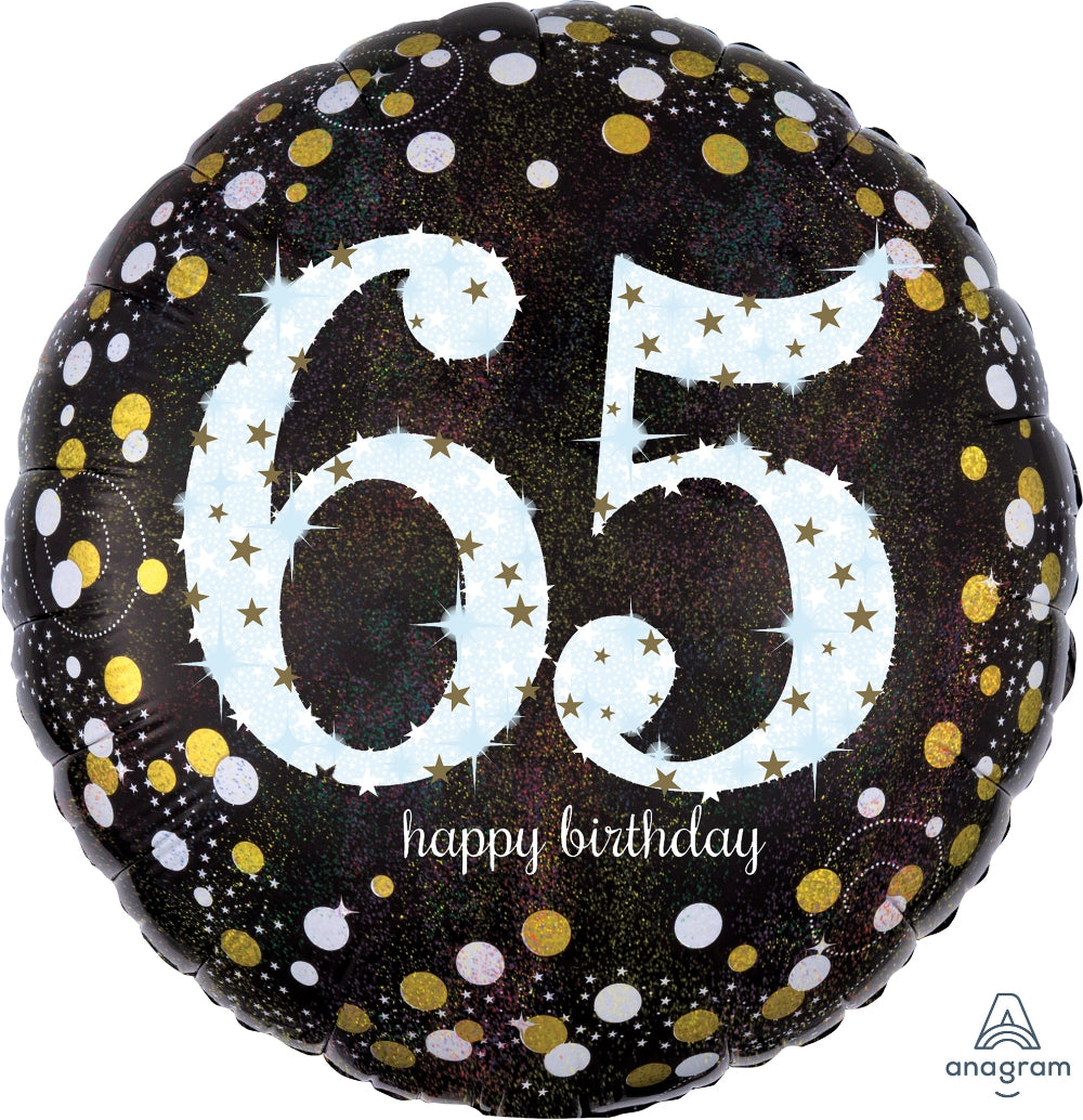 65th Birthday Holographic 18
