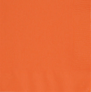 Orange luncheon napkins