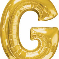 Gold Foil G letter balloon 34 inch