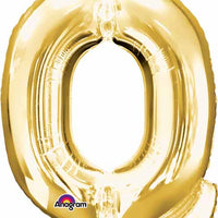 Gold Foil Q letter balloon 34 inch