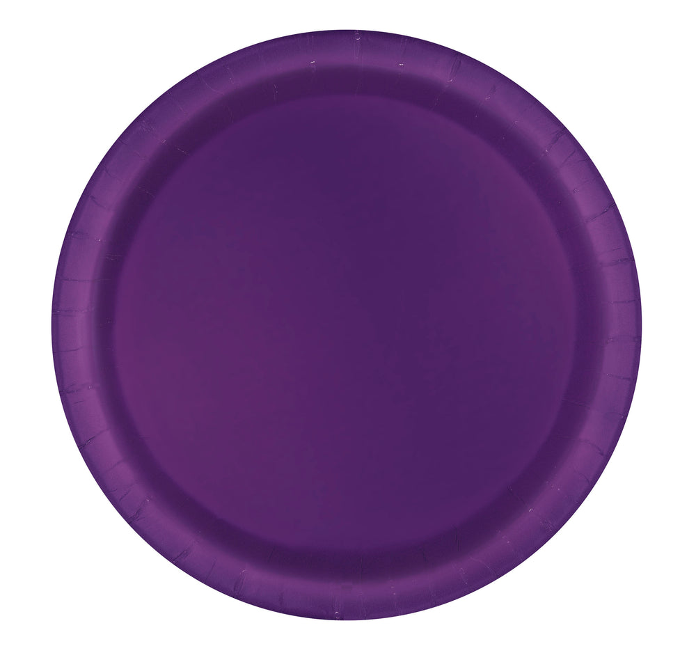 Deep Purple Dessert Plates
