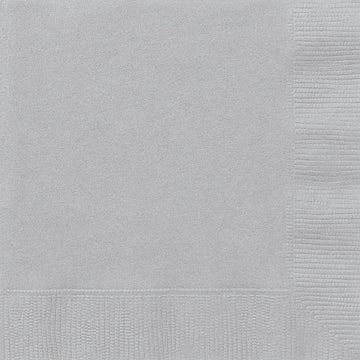 Silver Luncheon Napkins 50/pkg