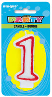Deluxe Numeral Candle
