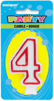 Deluxe Numeral Candle
