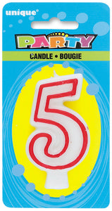 Deluxe Numeral Candle