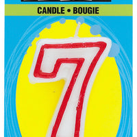 Deluxe Numeral Candle