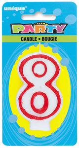 Deluxe Numeral Candle