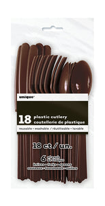 Plastic Cutlery 18/Pkg 20 colours