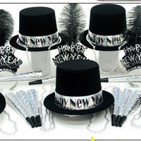 Silver Glitz New Year's Eve Party kit for 50