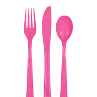 Plastic Cutlery 18/Pkg 20 colours