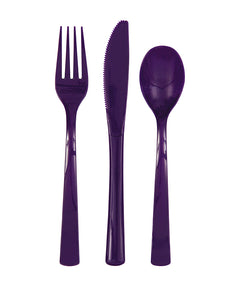 Plastic Cutlery 18/Pkg 20 colours