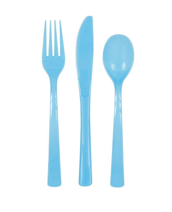 Powder Blue assorted cutlery