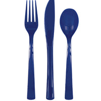 Navy Blue assorted cutlery