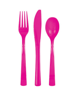 Plastic Cutlery 18/Pkg 20 colours