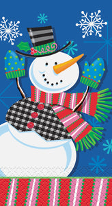 Jolly Snowman Guest paper napkins
