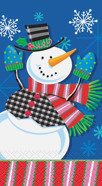 Jolly Snowman Guest paper napkins