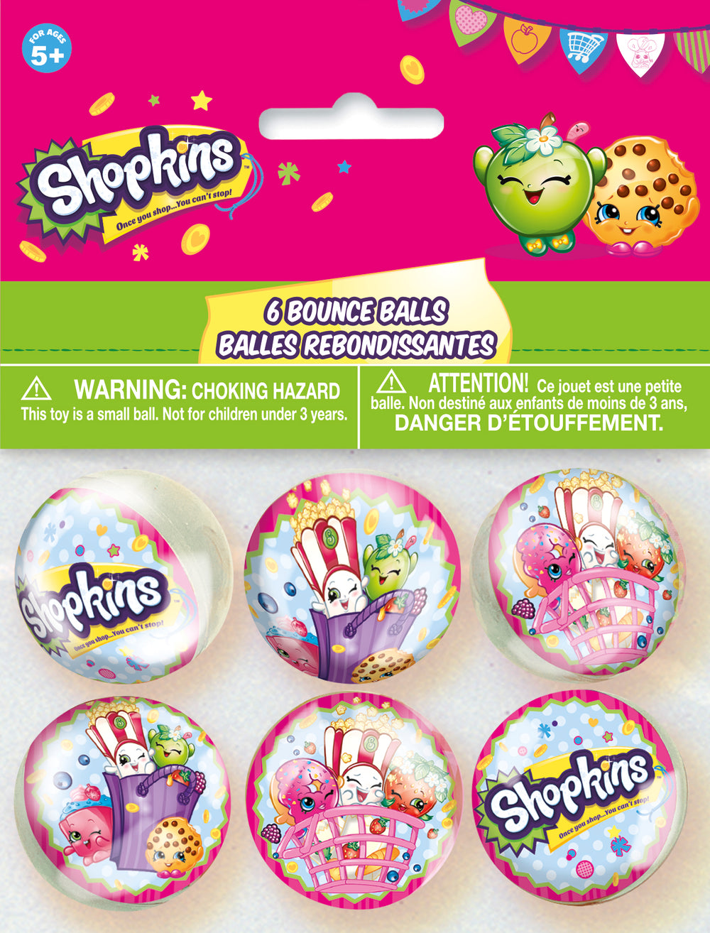 Shopkins bounce balls favors