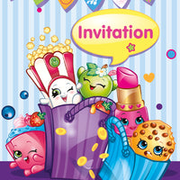 Shopkins Invitations