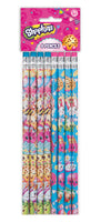 package of 8 shopkins pencils
