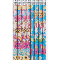 package of 8 shopkins pencils