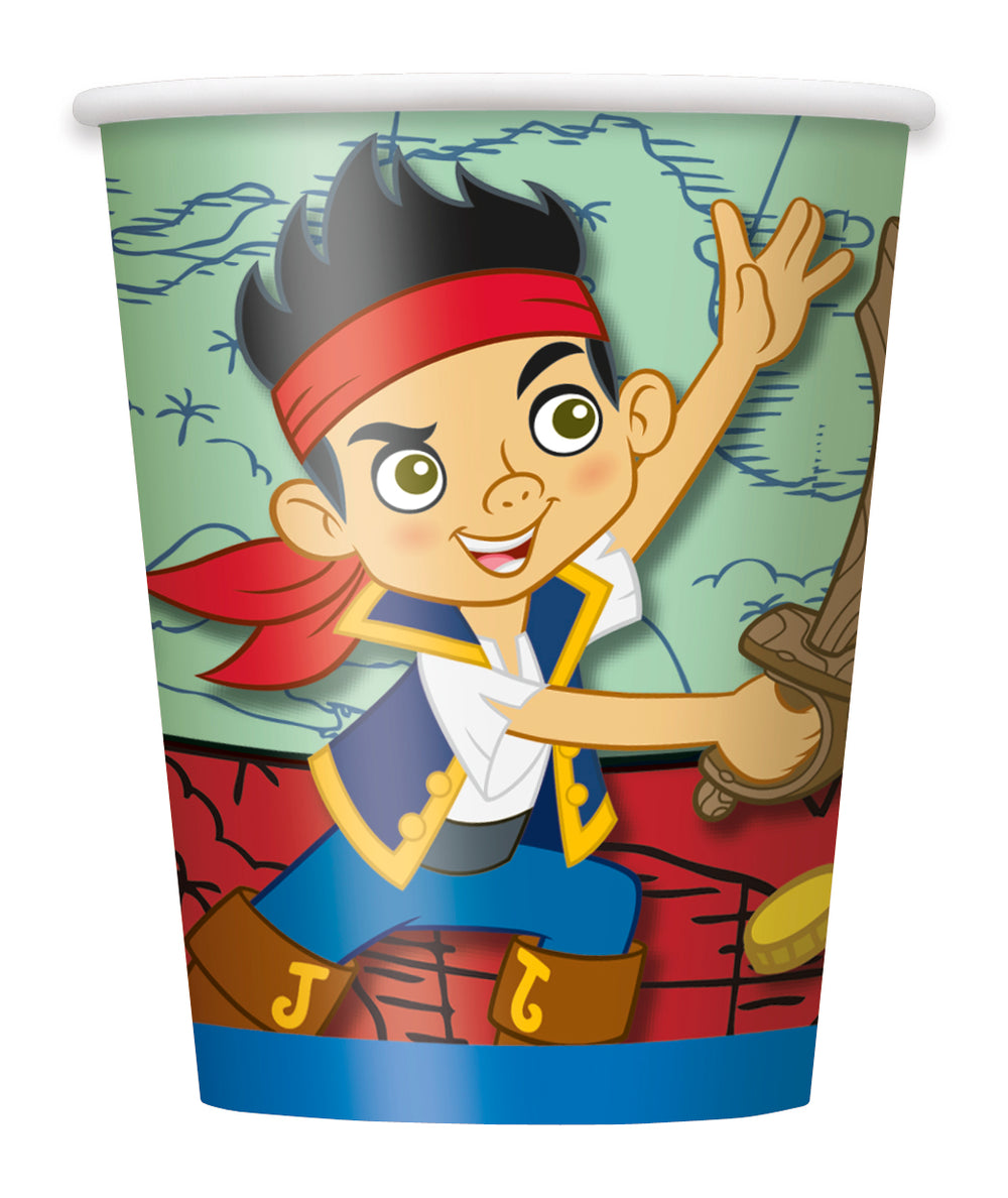 Jake and the never land pirates paper cups