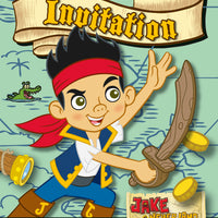 Jake and the never land pirates invitations