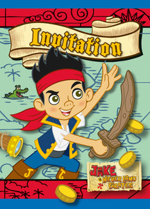 Jake and the never land pirates invitations