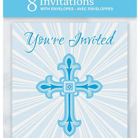 radiant blue cross invitations