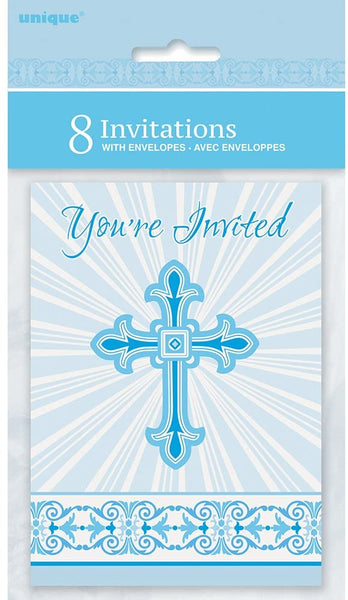 radiant blue cross invitations